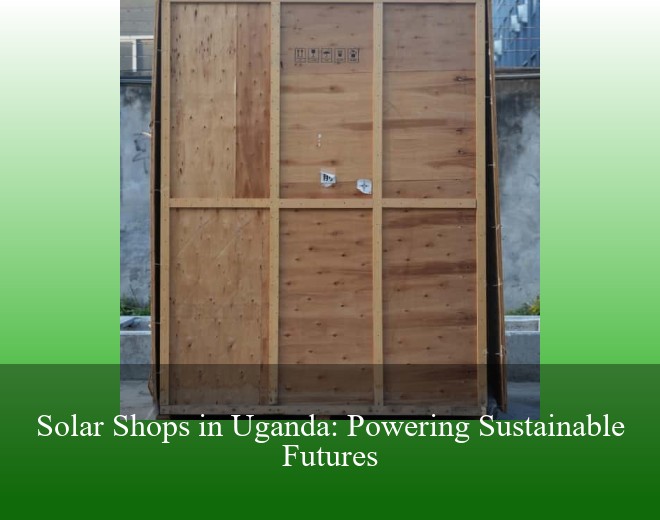 Solar Shops in Uganda: Powering Sustainable Futures
